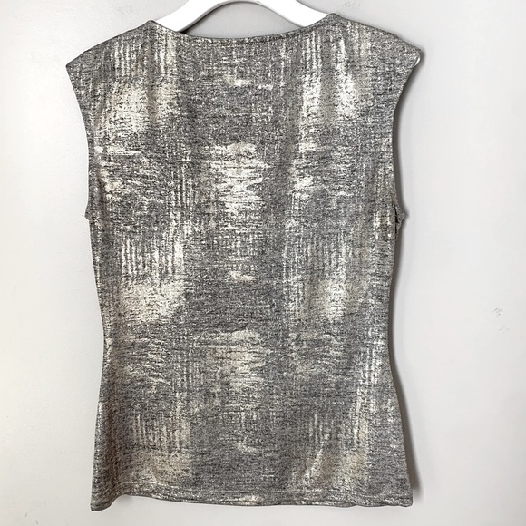Calvin Klein size M metallic top - Picture 9 of 11